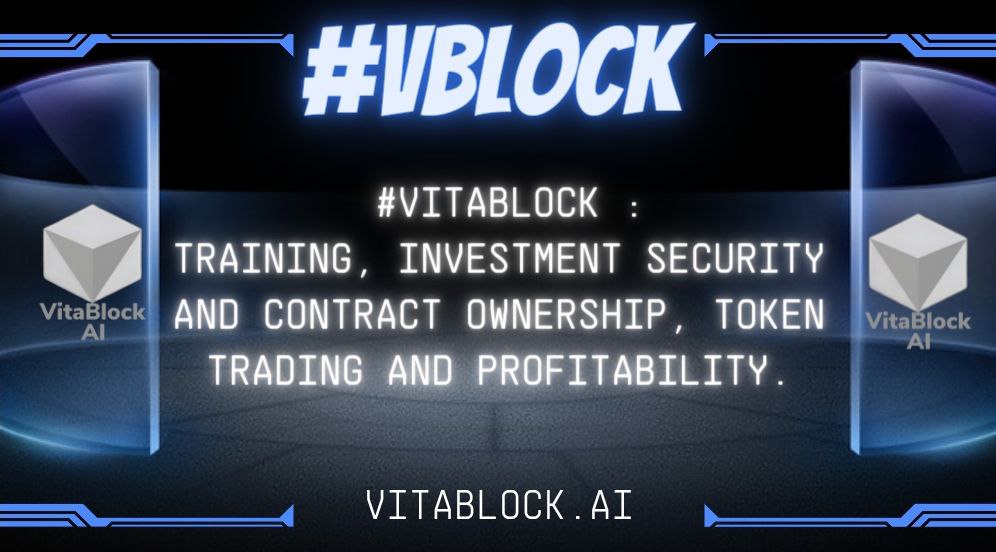 SAEID6600's tweet image. 🔖If you want to have a share in the fight against fraud in the world of crypto 🤝 join vitablock AI and be part of its owners.

➡️#Vblock $Vblock #Vb 

🧊@Vitablock 

🗣️@Vitalikbuterin 

🔶🔶🔶

#Eth #Erc20 #Web3 
#Elite_marketing_army