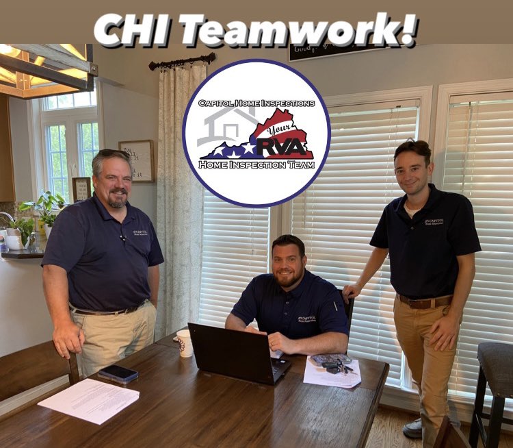 #CHI 🌟 #TeamWorkTuesday 🌟 Shoutout to all the incredible individuals out there who understand the power of collaboration and teamwork! 🤝💪 #TogetherWeCan #InspectRVA #HomeInspection #RealEstate #HomeInspector #RVA #RVARealEstate