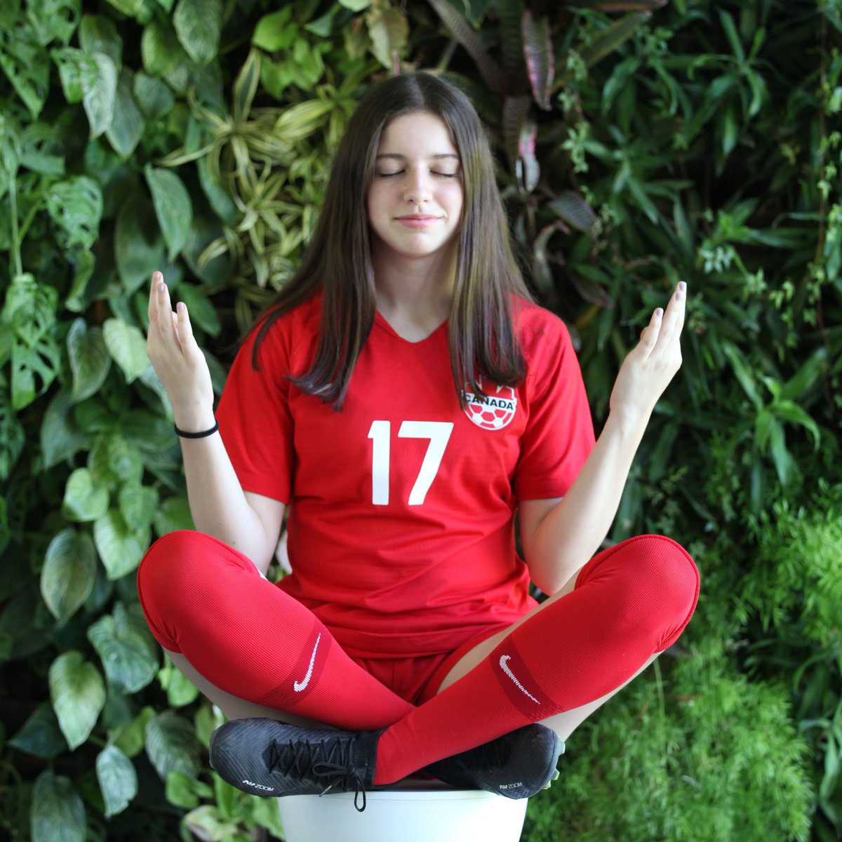 Happy, happy #CWU20C matchday. 

#CanadaRED🍁 #canw20 📷 #CANWNT