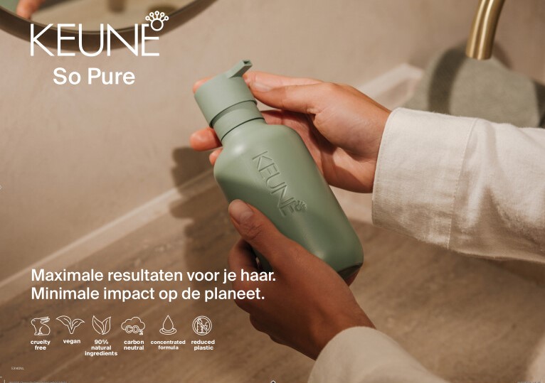 kappertalens's tweet image. Zijn jullie er klaar voor? Nog een paar dagen en dan staat So Pure ook bij ons in de salon. Duurzaam. Vegan. Dierproefvrij. Deze compleet nieuwe lijn van Keune geeft je maximale haarresultaten met een minimale impact op onze planeet. #sopure #keune #keuneambassador