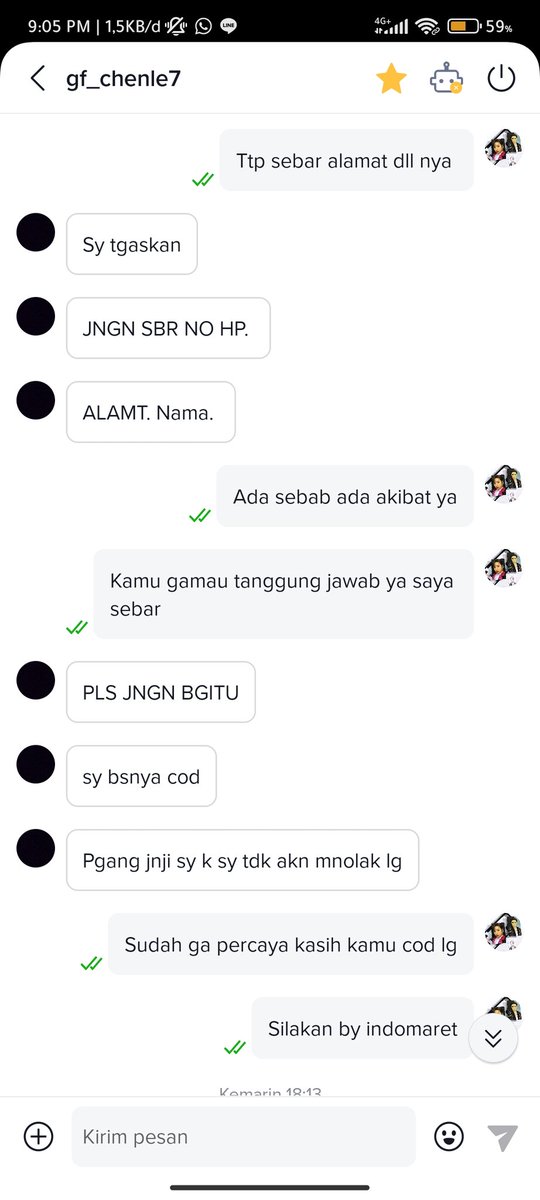 [ HELP RT ]

SPILL BUYER HnR / TIDAK BERTANGGUNG JAWAB‼️

Chalista putri ramadhania
Andhara putri dey cahya

Be aware u/ semua seller yg aktifin COD karna ini bocil suka co doang tp ditolak⚠️

wa
+6289516313102
+6282114288694
+6283852048559

Tiktok
chenlecyh
Gf_chenle7
do_yongie0
