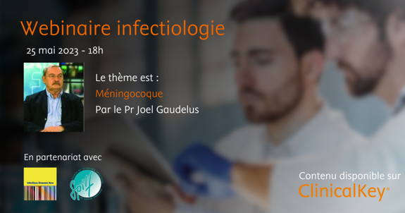 elseviermasson's tweet photo. 📢Le replay du webinar de la série d’infectiologie présenté par le Pr Joel Gaudelus, en partenariat avec SPILF et Infectious diseases now sur le thème « Méningocoque » est disponible !

https://t.co/93MfN0ZShv

Pour découvrir nos replays précédents : https://t.co/9K8hHNX4PN https://t.co/PGl0OeRu0X