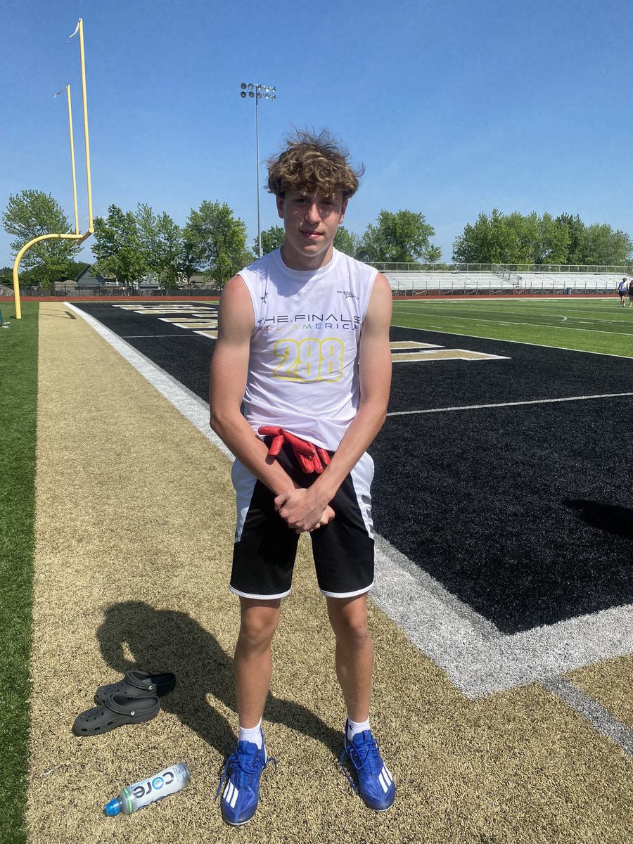 Thank you @6starfootballMO for the All-American Finals showcase! Had a great time! #classof2027 #widereceiver @CoachPoe1914 @CoachMalone816 @WOWKCfootball @Rivals @247Sports