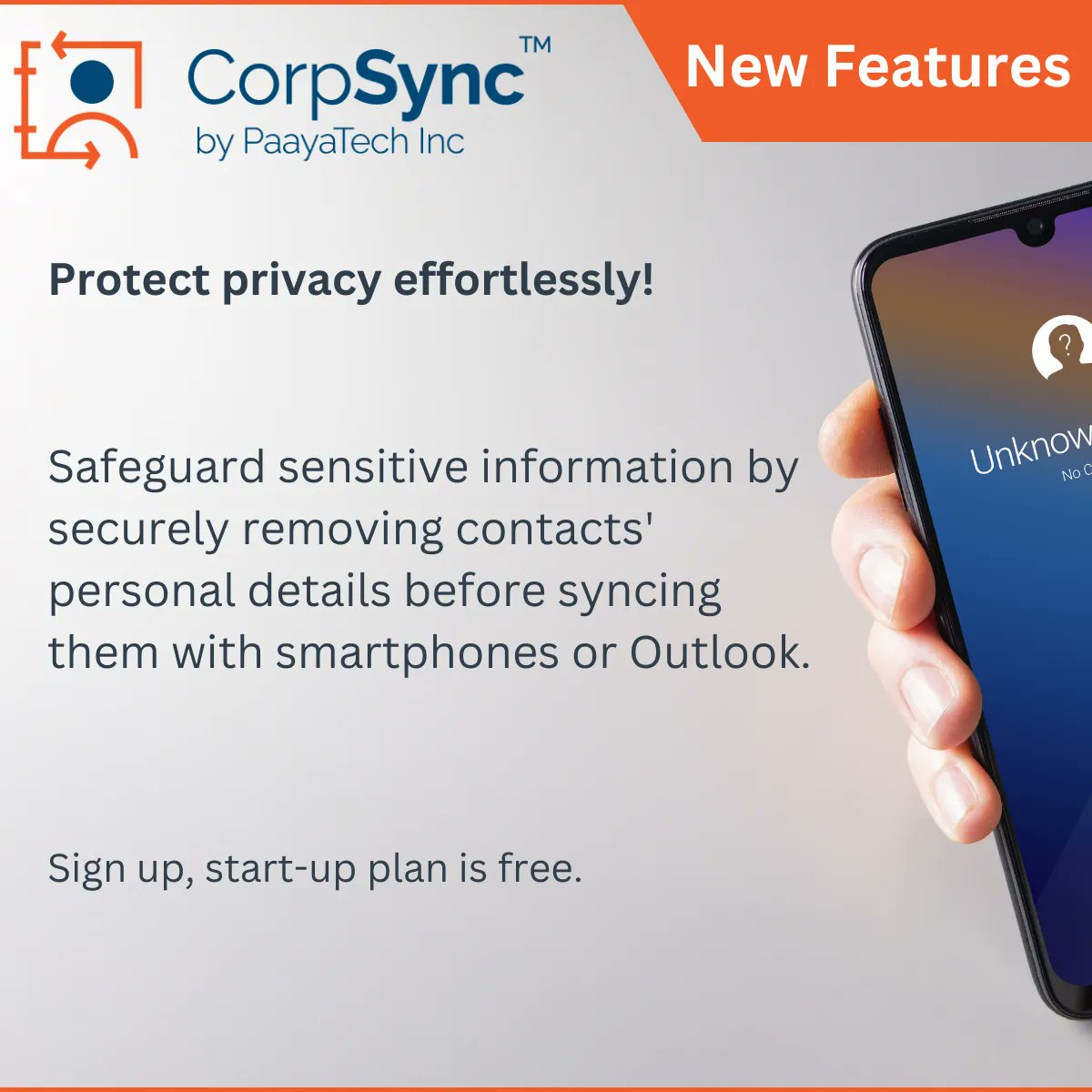 PaayaTech's tweet image. Boost corporate connectivity effortlessly with CorpSync! 📲💼 Sync contacts to mobile devices, eliminating sensitive info like home addresses. Sign up free or request a Demo for a 30-day trial with 50 licenses. Stay connected! 

buff.ly/3SV2AHN 

#DataSecurity #SmartSync