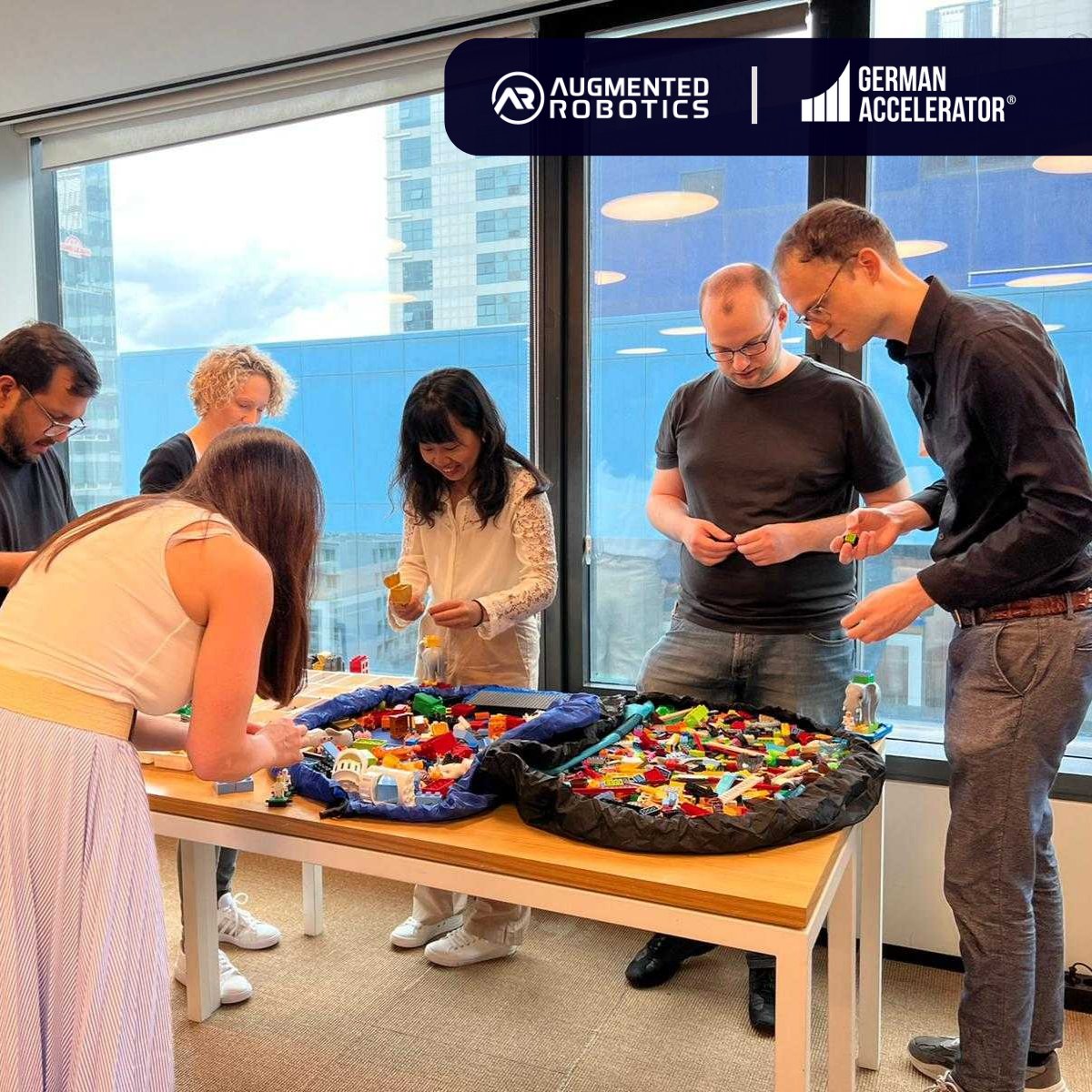 AugmentRobotics's tweet photo. ✨️Memories, connections, and #LEGO!
Our founders Tony and Patrick had a blast in #SouthKorea at the “Lego Serious Workshop” by @GAccelerator. Check out their unforgettable journey! 🌏🤖

#germanaccelerator #businesstrip #augmentedrobotics #roboheart #zombiecrasher https://t.co/qQQIxFFNMB