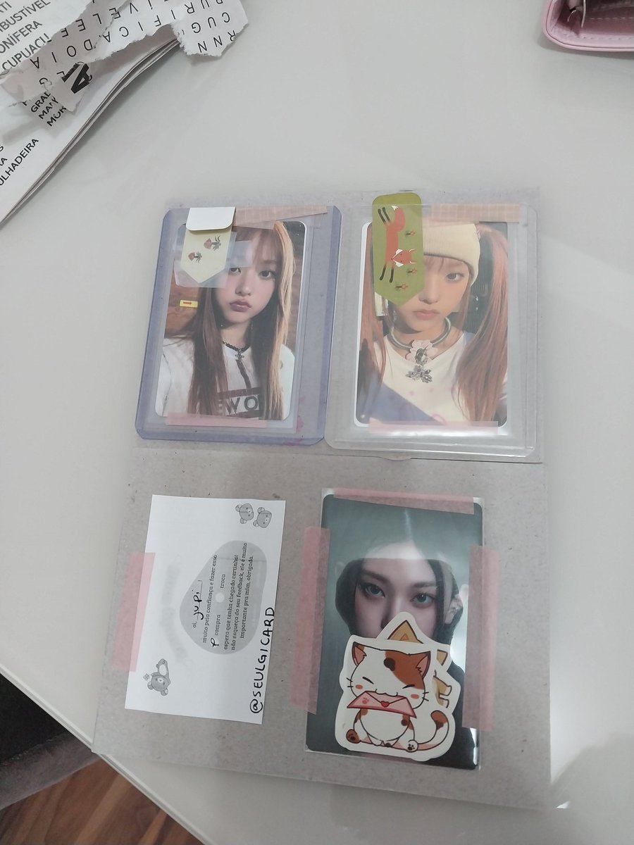 dokichaery's tweet photo. feedback super positivo p @seulgicard que me vendeu / fez ceg dessas haerins ❤️ mt bem embalado, obg! https://t.co/IIO7kdJ3rY