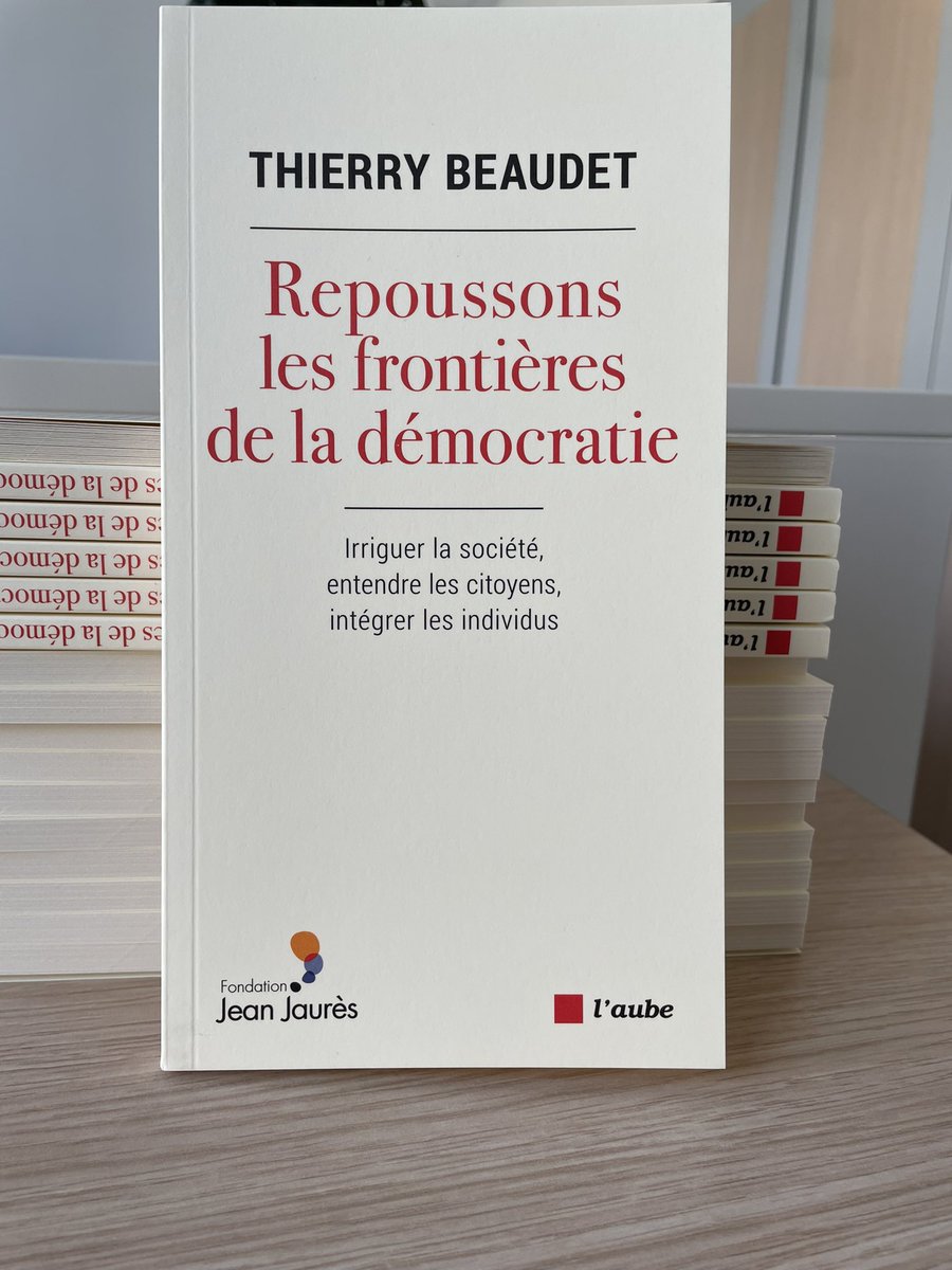 🎙 Retrouvez moi le 6 juin à 19H00 pour une conversation chez les #LesApérocrates autour de mon dernier livre : 'Repoussons les frontières de la démocratie' aux @EditionsdelAube et la @j_jaures.