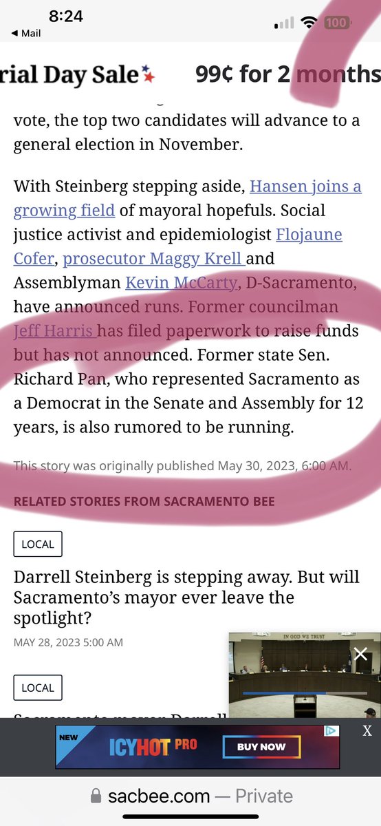 heather_truth's tweet photo. Are you kidding me? Richard Pan might be running for Sacramento Mayor? No way. This can not happen. https://t.co/uHfFTktDH8