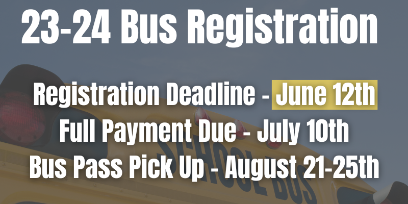 Franklin Public Schools, MA: bus registration deadline - June 12