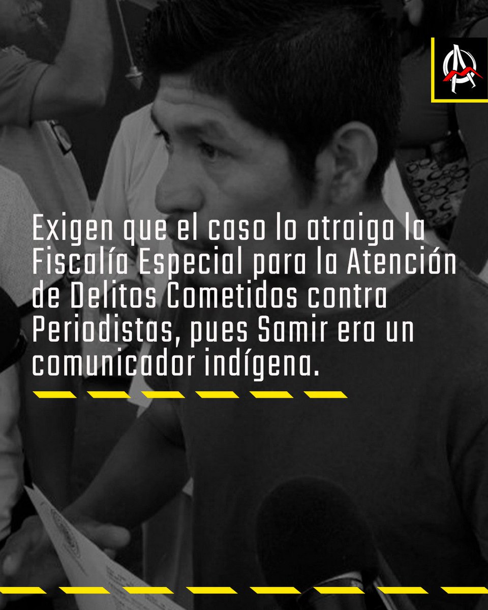 Avispa Mídia (@avispa_midia) on Twitter photo 🧑⚖️ | Se solicitó a la <a href="/Fiscalia_Mor/">FISCALIA MORELOS</a> realizar una investigación sólida en el asesinato de #Samir, el cual está vinculado a su trabajo como defensor de Derechos Humanos.
👉🏽 avispa.org/?p=98672 🐝
#JusticiaParaSamir #NoAlPIM #AMLO #Morelos #SamirVive #PueblosOriginarios 🧑⚖️ | Se solicitó a la <a href="/Fiscalia_Mor/">FISCALIA MORELOS</a> realizar una investigación sólida en el asesinato de #Samir, el cual está vinculado a su trabajo como defensor de Derechos Humanos.
👉🏽 avispa.org/?p=98672 🐝
#JusticiaParaSamir #NoAlPIM #AMLO #Morelos #SamirVive #PueblosOriginarios