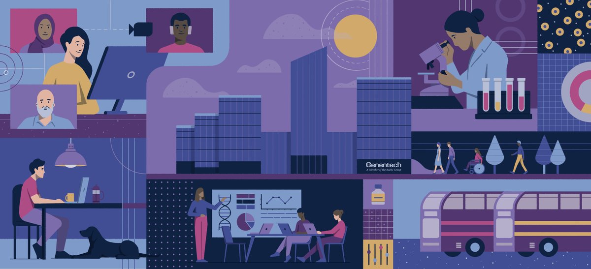 Once again, I've realised how slack I've been posting work on here. Get ready for an image dump over the the next few weeks. First, this header created for Genentech.