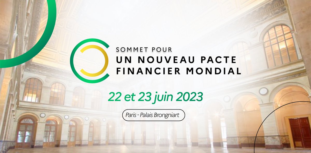 A quelques semaines du Sommet pour le #NouveauPacteFinancier, qui se tiendra à Paris les 22 &amp; 23/06, autour des Chefs d’État &amp; de gouvernement, des responsables du secteur privé &amp; de la société civile, découvrez le site officiel.

nouveaupactefinancier.org
→fdip.fr/BwjGz3Kh