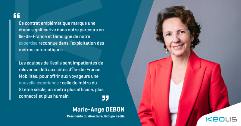 groupekeolis's tweet photo. 🚇📰 [#News] #Keolis choisi par @IDFmobilites pour exploiter les lignes du #métroautomatique 16 et 17 du réseau francilien. 👇   #WeAreKeolis #transportpublic