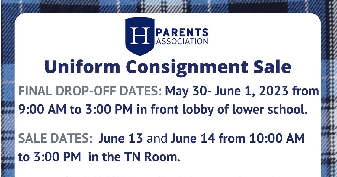 Don't miss your chance to drop off uniforms for the consignment sale! Check your email for instructions. #hardingmoments #hardinghawks