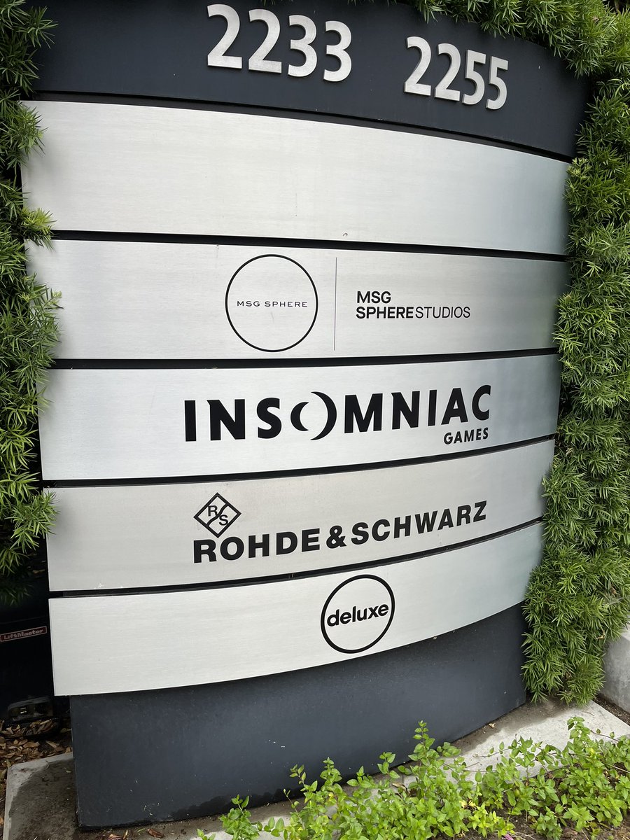First day as a design intern at @insomniacgames !! :D