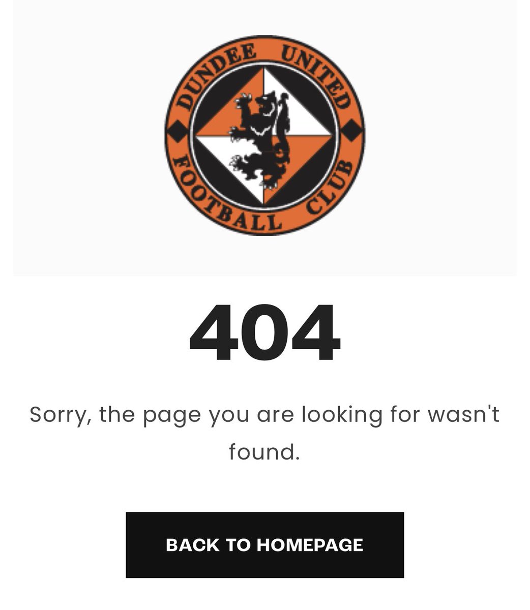 After an ‘investment in evidence based’ searching of the #DUFC website…I can confirm that the Dundee United Lab is gone…