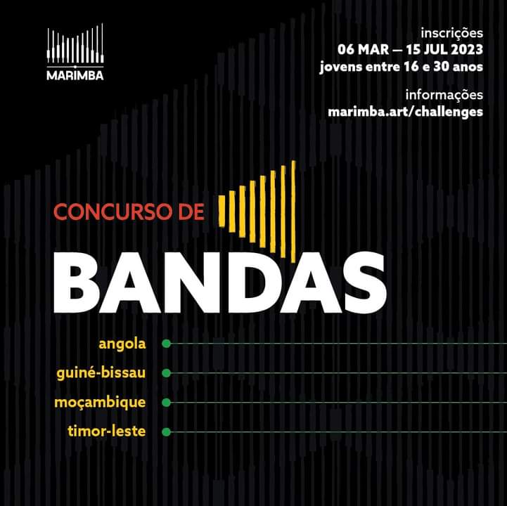 UEemAngola's tweet photo. O concurso de Bandas do Projecto Marimba ainda está aberto! Participa!
https://t.co/yYt8oSNZha
#PALOPTL #procultura https://t.co/ll40nCO0d7