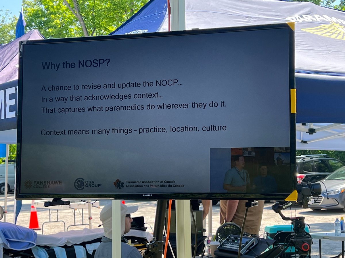 Spencer Finch (@s_finch9) on Twitter photo Developing the new NOSPs to give paramedics the tools and education to enact the best patient centred care possible
#rprs2023 Developing the new NOSPs to give paramedics the tools and education to enact the best patient centred care possible
#rprs2023