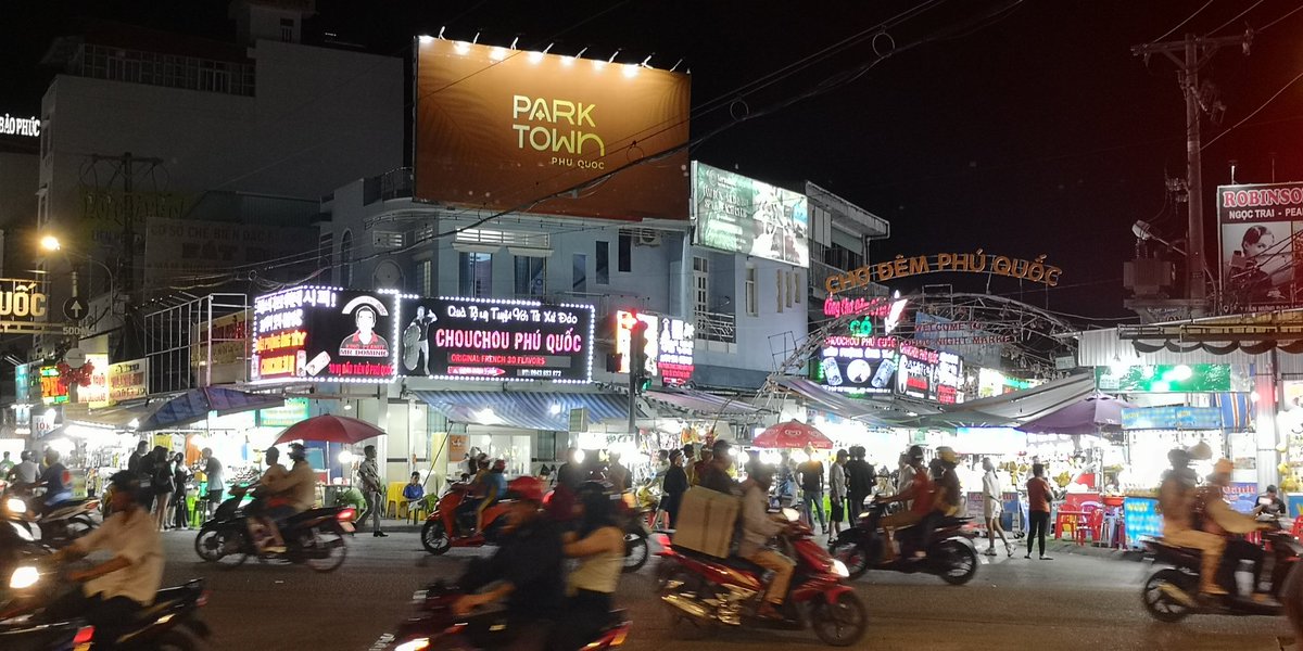 Marché de nuit de duong dong à Phu Quoc