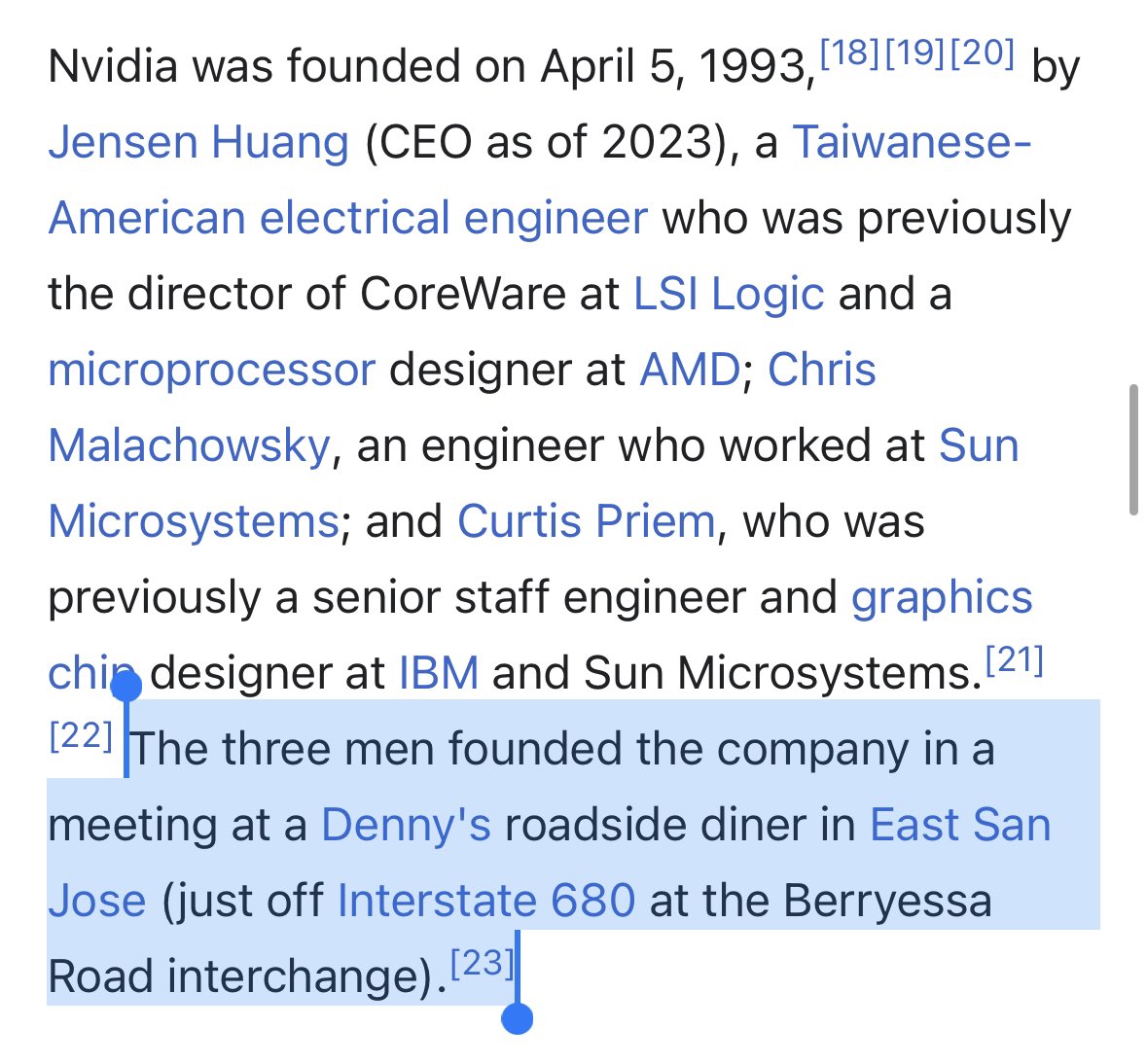 If a diner doesn’t play a pivotal role in your startup, it’s less likely that you’re building a $1 trillion dollar company.