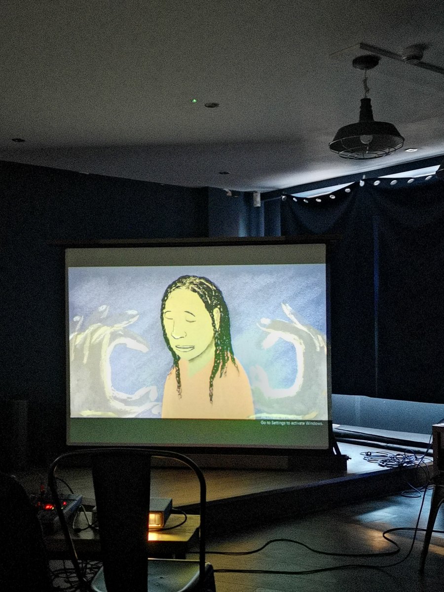 Showcased our second animation 'Black Female Living' at the @dubrek Five Lamps film night last week. Thanks to @daithimcmahon for hosting and the @DerbyUni creatives for an enjoyable evening! What community are YOU in that pushes you in your craft? #derbycreatives #filmmakers