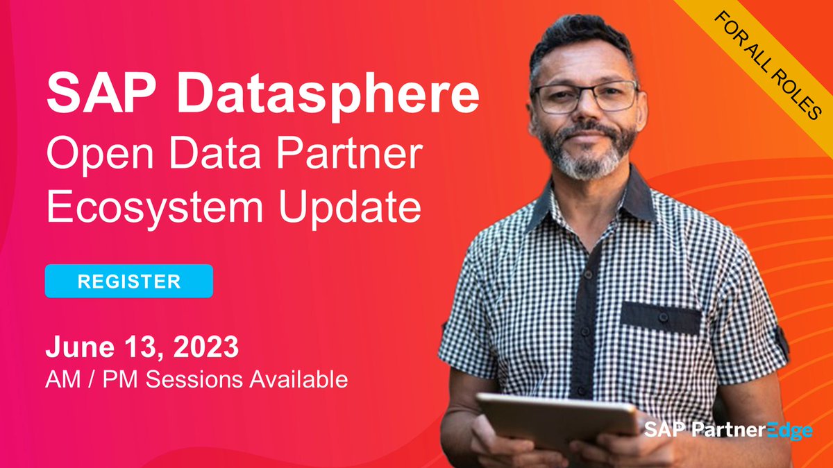 Join us to learn about the Open Data #SAPPartner Ecosystem such as Collibra, Confluent, Databricks, and DataRobot — what they offer, how they integrate with SAP Datasphere, how it benefits our customers, and what's in store for the coming months: imsap.co/6015OSxZU