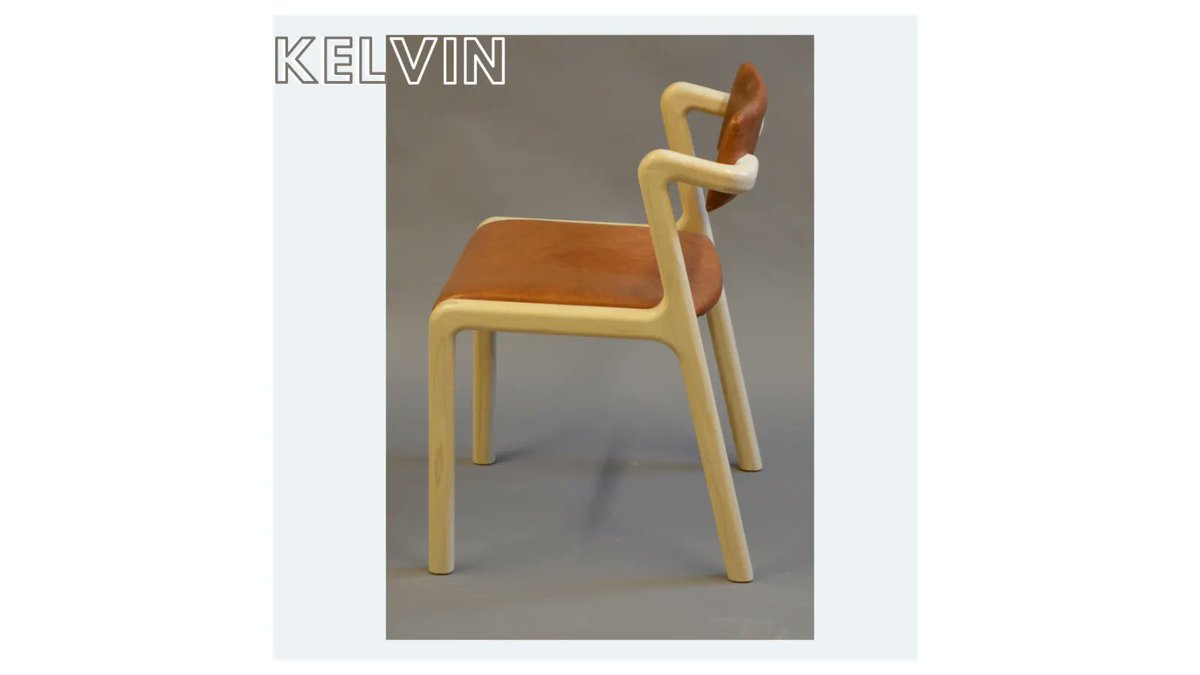 artisanalchemy's tweet image. Beautiful natural tones for modern living. 🪴 

The Kelvin Chair by Glasgow based furniture designer and maker Joachim King is a simple yet elegant dining or task chair with upholstered leather seat back pads and integral armrests. 

#StudioFurniture #Woodworking #NaturalTones