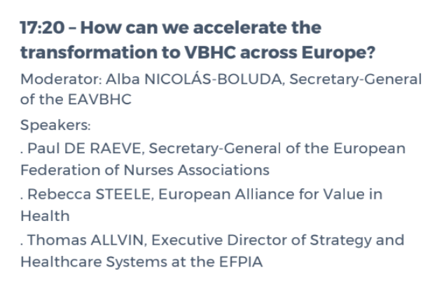 European Association of Value-Based Health Care tweet media