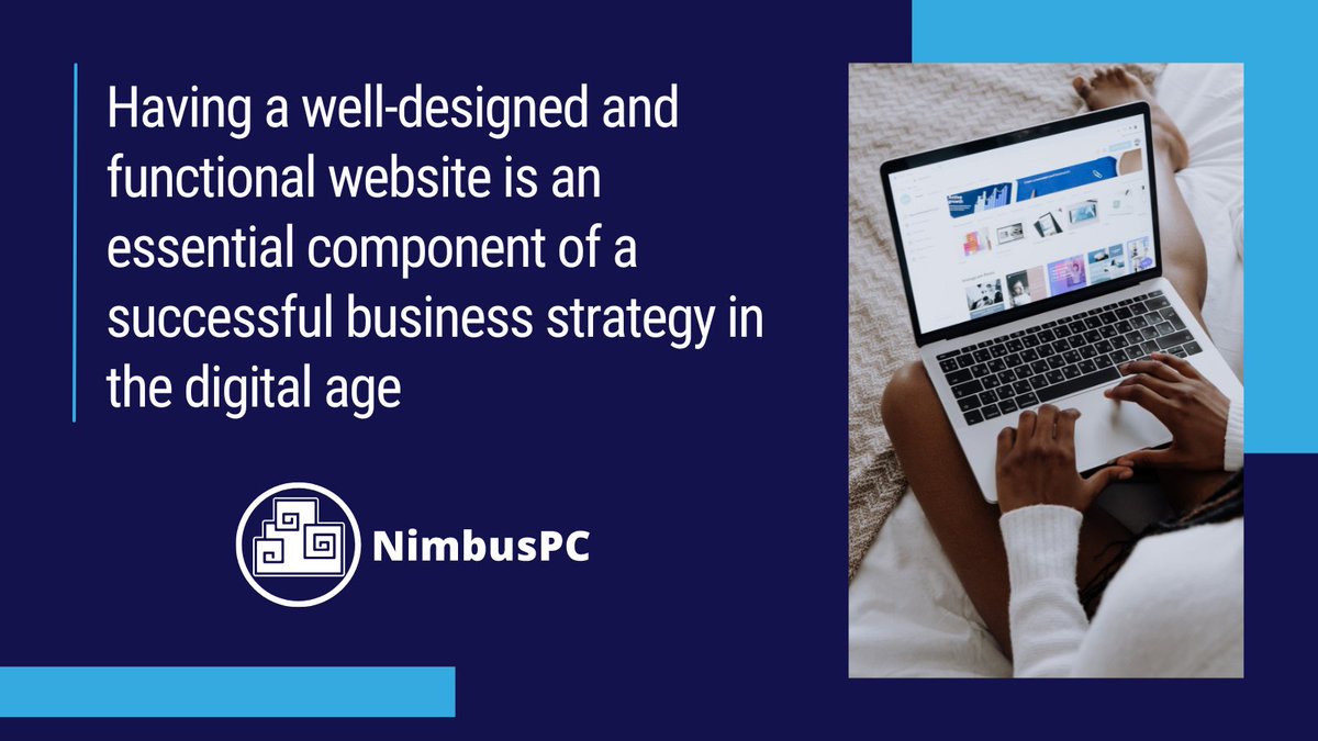 Having a well-designed and functional website is an essential component of a successful business strategy in the digital age.
🌎nimbuspc.com
#website #successfulbusiness #digitalage #productsandservices