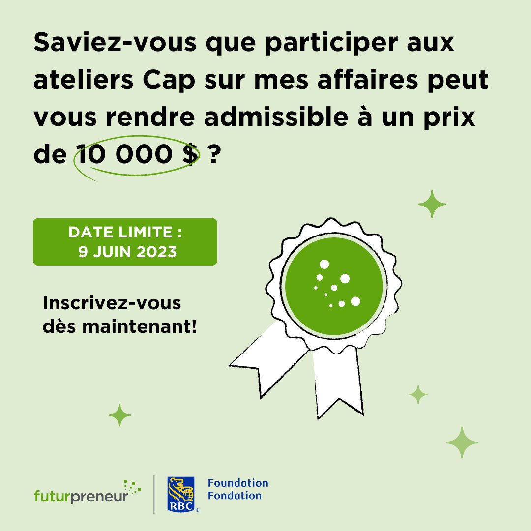 Vous avez une idée d’entreprise mais vous ne savez pas par où commencer? La série d’ateliers Cap sur mes affaires est de retour pour faire passer votre entreprise au niveau supérieur. bit.ly/3C5RU0m