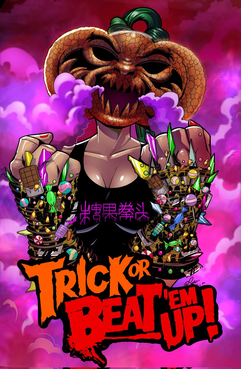 Meet- Candy Fists 🍫👊🍭
She is a wicked Muay Thai fighter and the main character of the videogame🐉
#trickorbeatemup #trickortreat #beatemup #muaythai #videogamecommunity