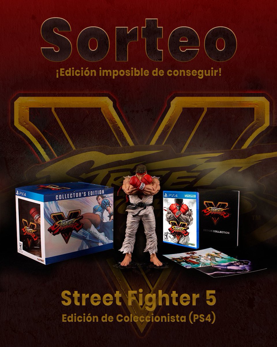 ¡Celebramos el lanzamiento #StreetFighter6 !

TENEMOS UN #SORTEO DE LA EDICIÓN COLECCIONISTA DE #StreetfighterV IMPOSIBLE DE CONSEGUIR💥

👊Para participar:

🔁RT
➡️Síguenos <a href="/xtralife_es/">xtralife</a>

Hasta 01/06