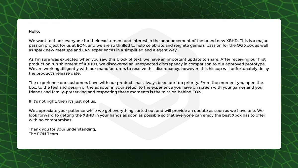 EON Gaming tweet media