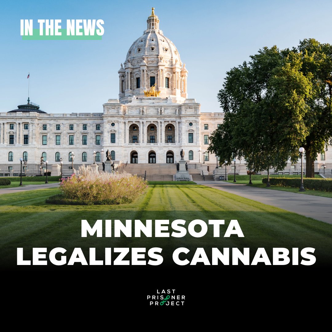 BREAKING: Minnesota is the 23rd state to legalize adult-use cannabis!

lastprisonerproject.org/last-prisoner-…