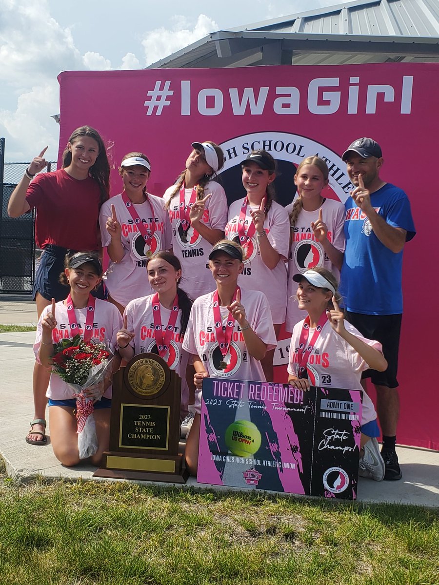 State Champions! Congrats to our women's tennis team!