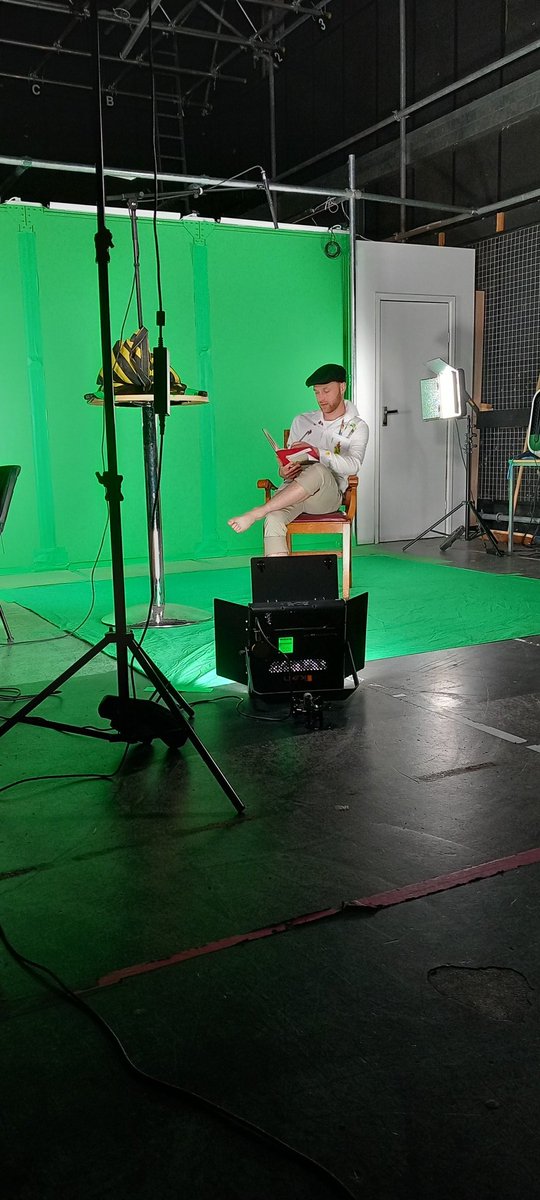 imaginarymakers's tweet photo. It was great to be @LeaddNg  VIP studio today. Filming for new version of HOME:Zero for small screen for @NottmLibraries Connect Culture project with @SamRedway @alexcpreston @albinomosquito @HorizonDER https://t.co/mYOlCLgDyV