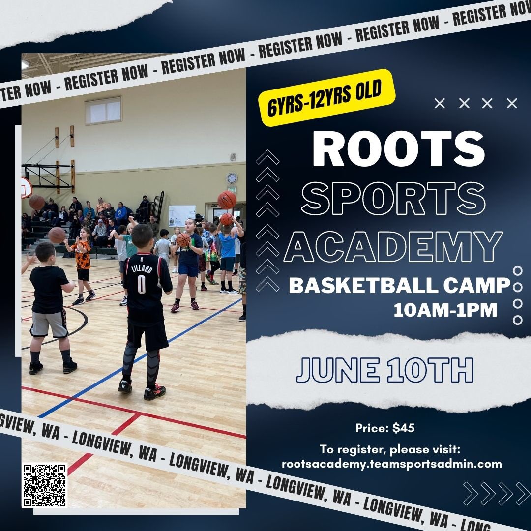 We’re super excited to host our Summer Youth Basketball Camp in Longview, Wa! It’s going to be a lot of fun🏀🌞

Registration⬇️

rootsacademy.teamsportsadmin.com/events/details…