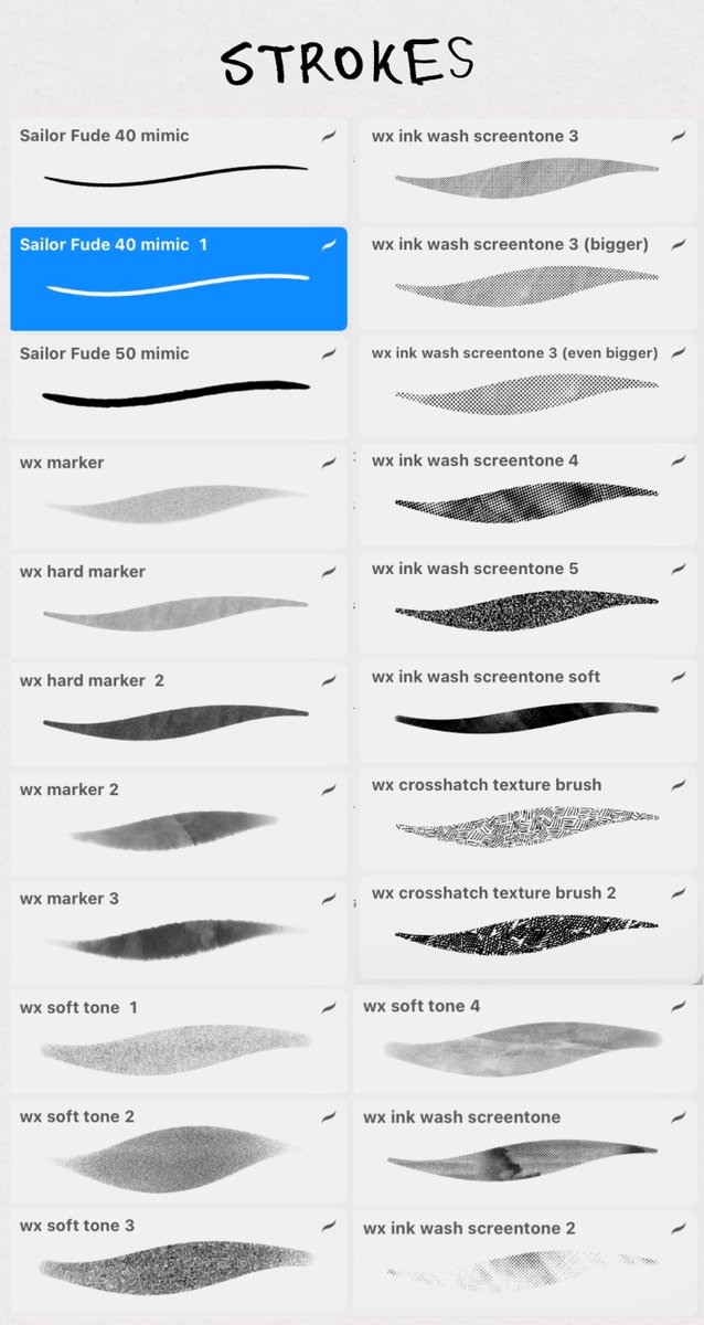 hey hey! i put up a new brush set in my shop, pay what you want! all of the drawings you see have mostly been shaded with these brushes. 🔗below 😊