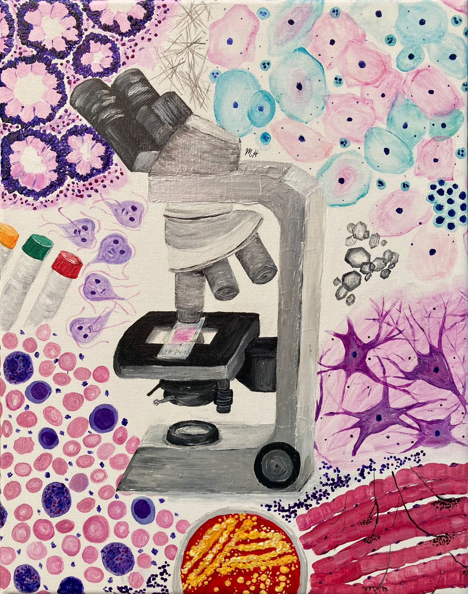 Attention #PathArtists 
The pathology art competition is open for this year <a href="/RCPath/">RC of Pathologists</a>. Grab a canvas and some paint, or any medium, and create amazing #PathArt #PathTwitter 
Here’s my highly commended piece from 2020!