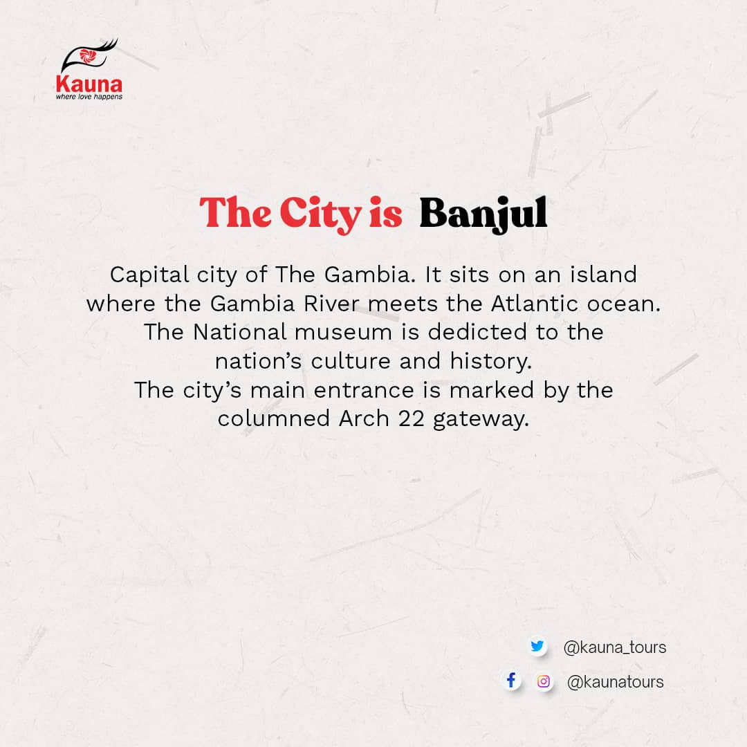 Explore the vibrant heart of Banjul: Where culture, history, and beauty unite!

#BanjulCity #CultureAndHeritage #ExploreBanjul #CityOfBeauty #HistoricGem #GambianAdventures #BanjulLife #CityWanderlust #DiscoverGambia #HiddenGems