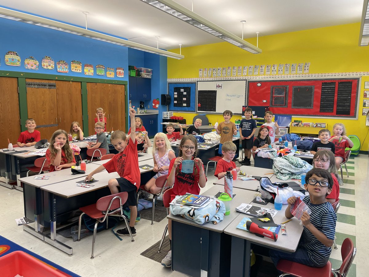 Camping day in first grade! ⛺️🔥🔦