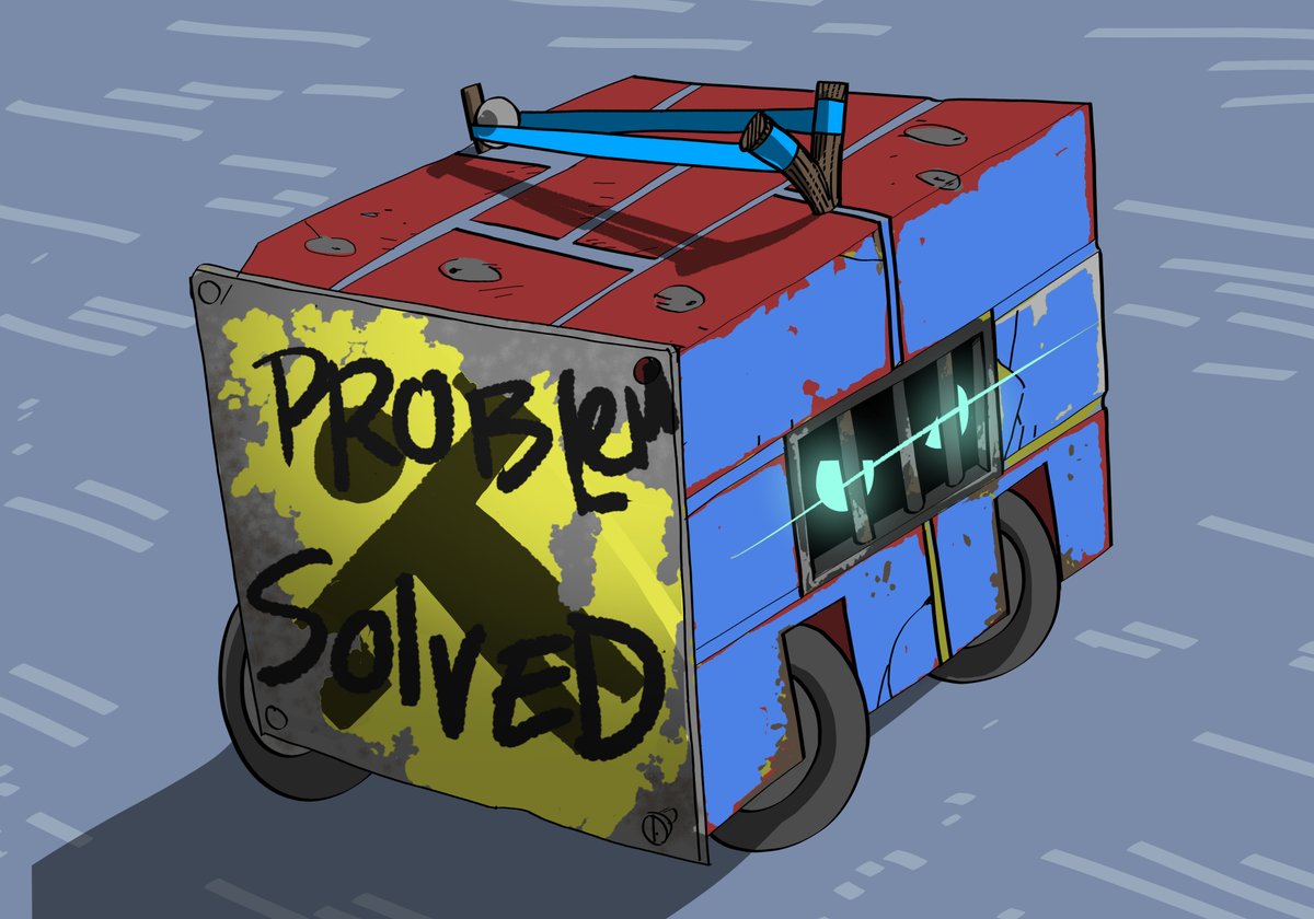 A new bot has entered the starter deck, the defensive wall of a bot, Fortress! #Kickstarter #cardgame #boardgames #tabletopgames #art