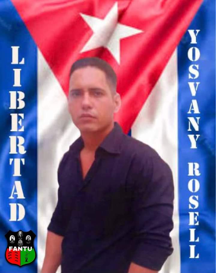 Acaban de trasladar a Yosvany al hospital está muy mal y debilitado.