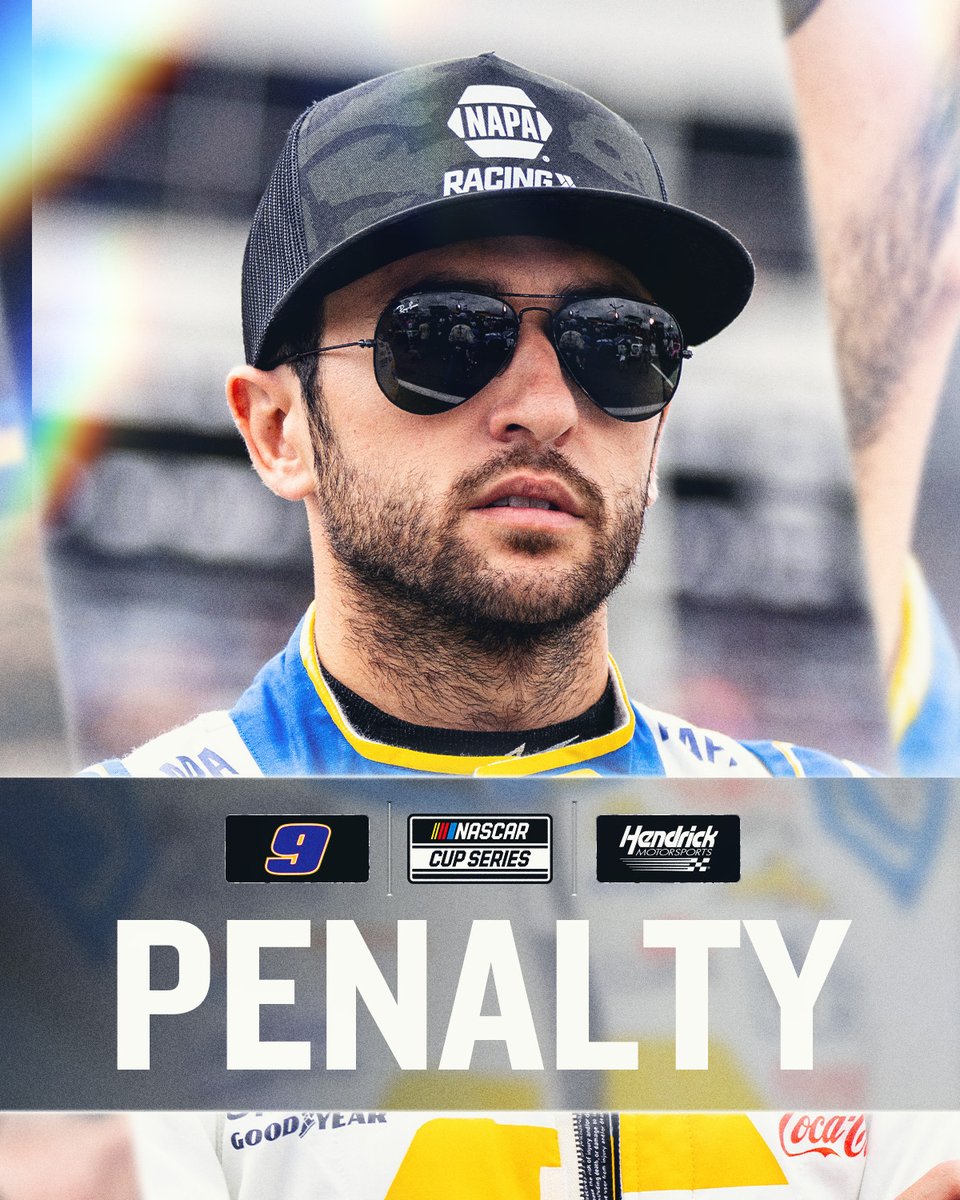 NEWS: Chase Elliott suspended from the next NASCAR Cup Series Championship event following Monday’s race at Charlotte Motor Speedway.
