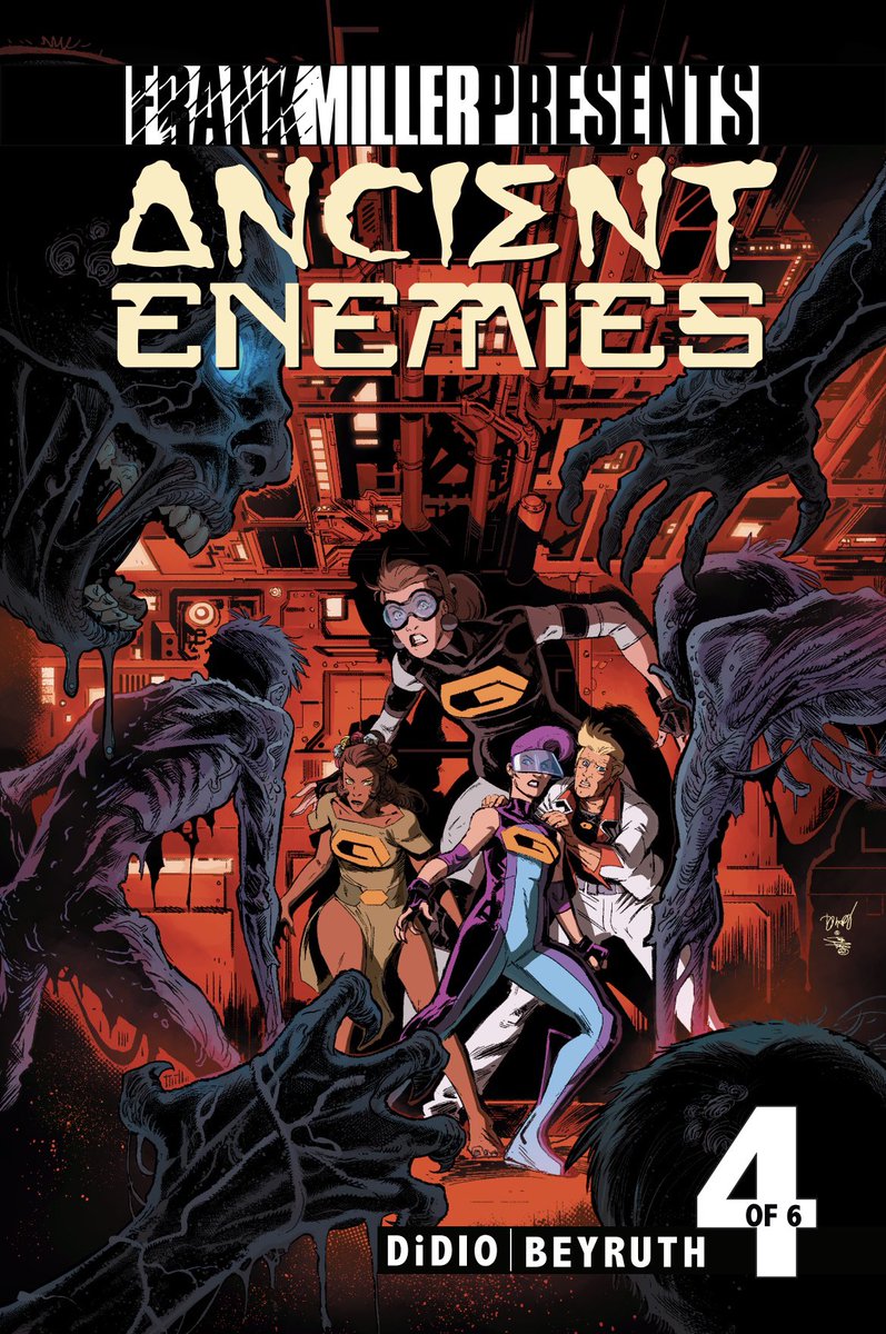 Ancient Enemies covers by @danilobeyruth colors : @hificolor  story : @TheRealDanDiDio  Available May 31st  at your local comic book store #frankmilerpresents #ancientenemies #dandidio #danilobeyruth #zombies #alienzombies #art #comicbooks #superheroes #teambook