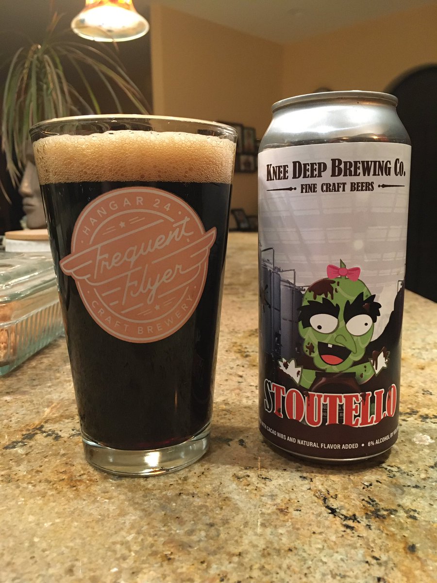 Knee Deep Brewing Company - Stoutello - Milk Stout

@KneeDeepBrewing #beer #CraftBeer #BeerTweet #craftbeerlover