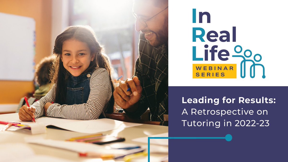 Join us this Thursday, 6/1 to hear from #districtleaders about key considerations when building incremental, iterative improvement cycles in district #tutoring programs. Sign up today! bit.ly/3BPmuw7

#highimpacttutoring #highdosagetutoring #k12 #education #edleaders