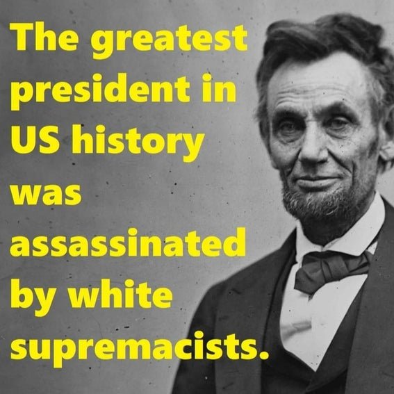 TODAY IN HISTORY

1922 — The Lincoln Memorial is dedicated honouring Abraham Lincoln and “the virtues of tolerance, honesty, and constancy in the human spirit.'

Should we update the memorial to reflect that the modern day GOP would have protested yelling: 'Hang Abe Lincoln!'

.…