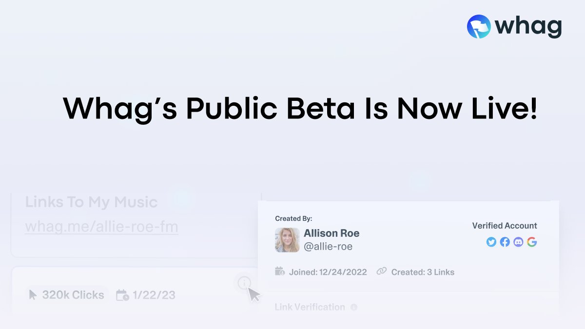Everyone is afraid of phishing links.

But most people don't know how to fight back.

Until today.

Whag's Public Beta is now LIVE:
app.whag.me/whag/whag-home…

Join us and take back control, one link at a time! #CyberSecurityAwareness