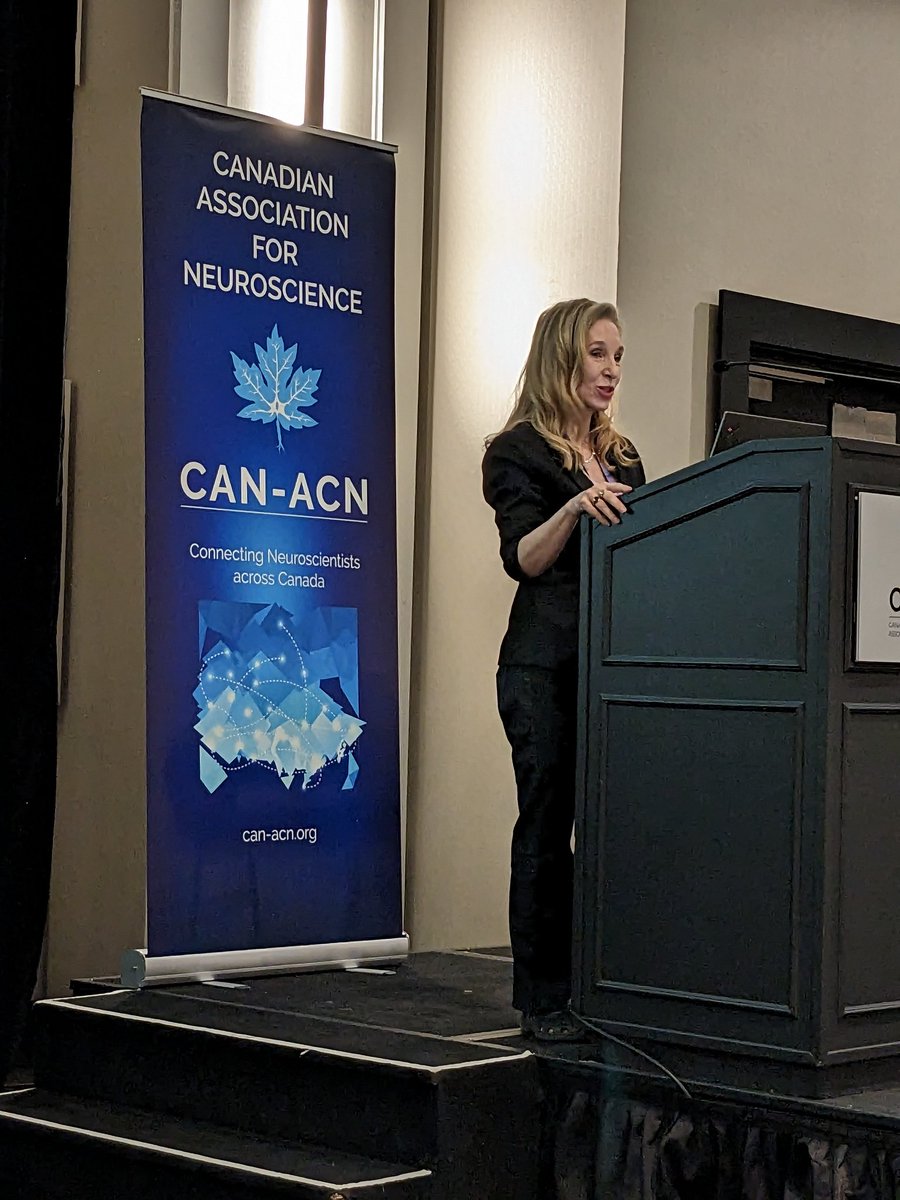 Wonderful to have Canadian memory hero Sheena Josselyn delivering the #canacn2023 keynote lecture <a href="/sjo09/">Sheena Josselyn</a>